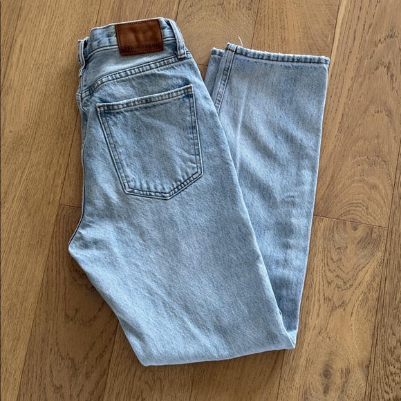 Denim Forum Denim - Denim Forum Faded Blue Jeans